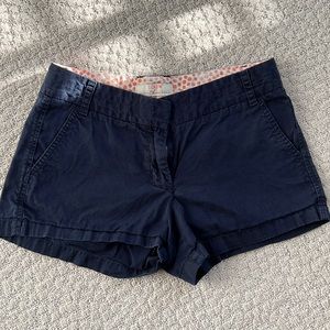 J Crew Navy Chino Shorts